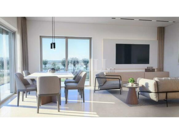 Saramago Condominium model living room