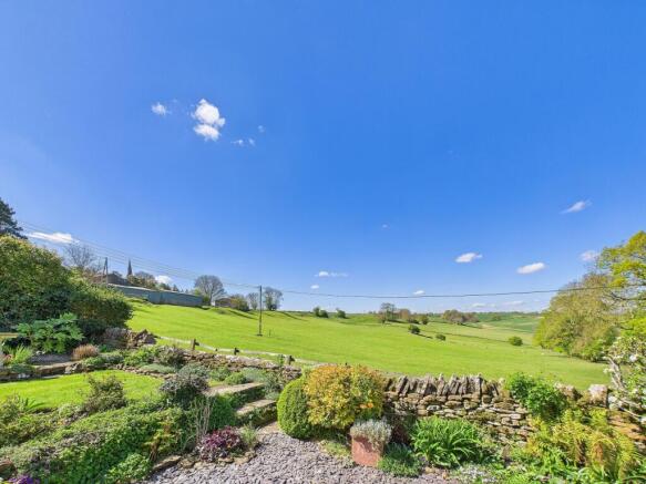 View from the garden