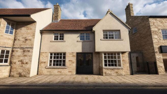 CGI Front of the property