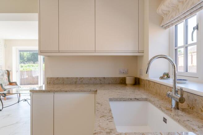 sleek kitchen