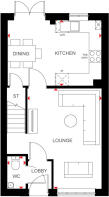 Ground floor of the 3 bed Maidstone