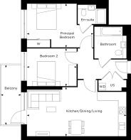 Apartment 107 - Wren House