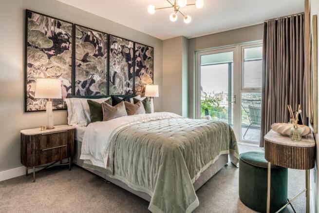 Bedroom with balocny 2