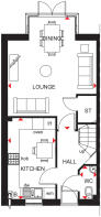 Woodcote ground floor plan