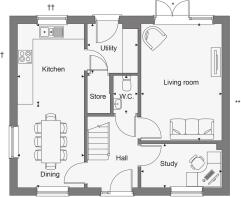 Dandara - The Russetts - The Osbourne, Home 17 floorplan