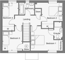 Dandara - The Russetts - The Osbourne, Home 17 floorplan
