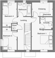 Dandara - The Russetts - The Knole, Home 3 floorplan