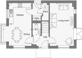 Dandara - The Russetts - The Gosford, Home 52 floorplan