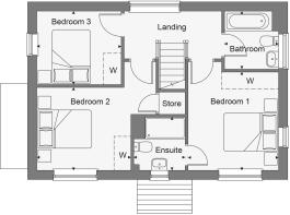 Dandara - The Russetts - The Gosford, Home 52 floorplan