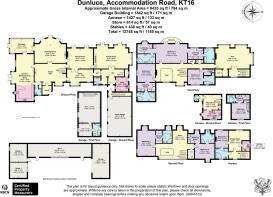 Floor plan Dunluce, Accommodation Road KT16 0EQ-Fl