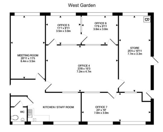 West Garden Floorplan