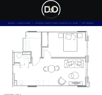 1-Bed Floor Plan D