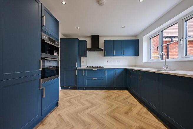 This home has an impressive, upgraded kitchen