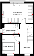 Alconbury Weald Elmsthorpe first floorplan