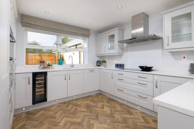 Open-plan kitchen in Avondale style home