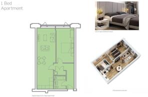 1 Bedroom Floorpl...