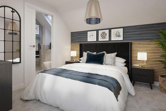 Plenty of space for bedroom furniture