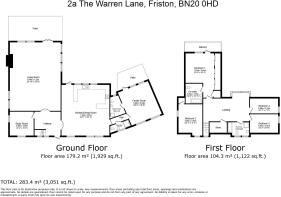 2a The Warren Lane Friston Floor Plan