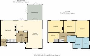 Floor plan - Primrose Cottage