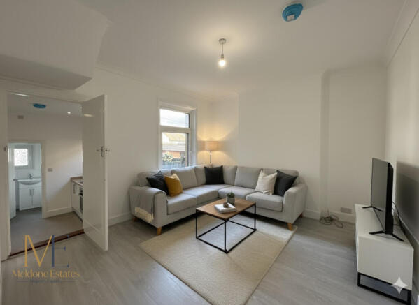 Staged living room