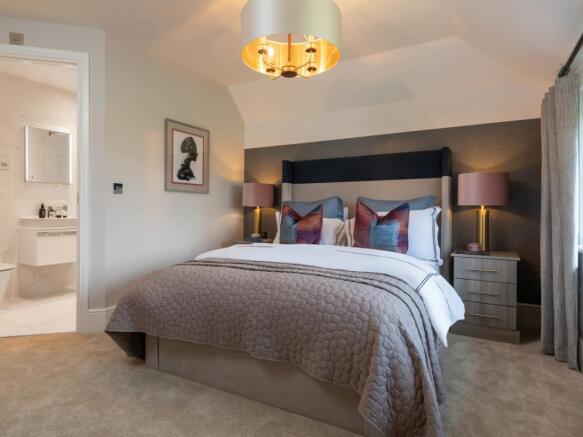 Main bedroom of the Harrogate, 4 bedroom house