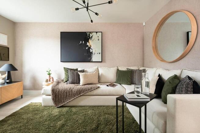 The bright and airy lounge is the perfect place to unwind