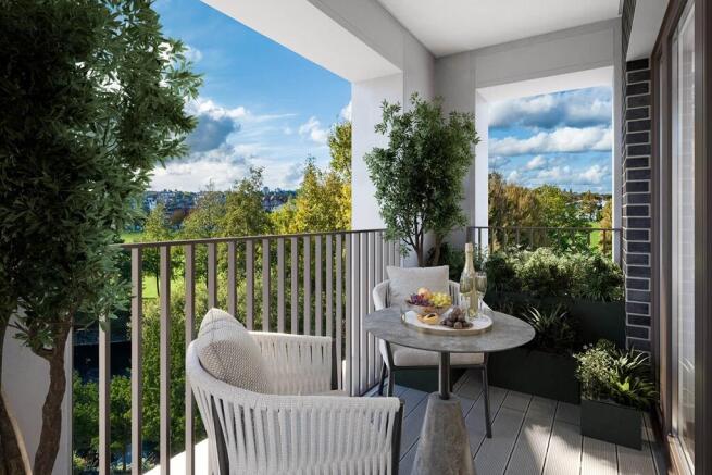 Selected homes have park and river views - view is indicative