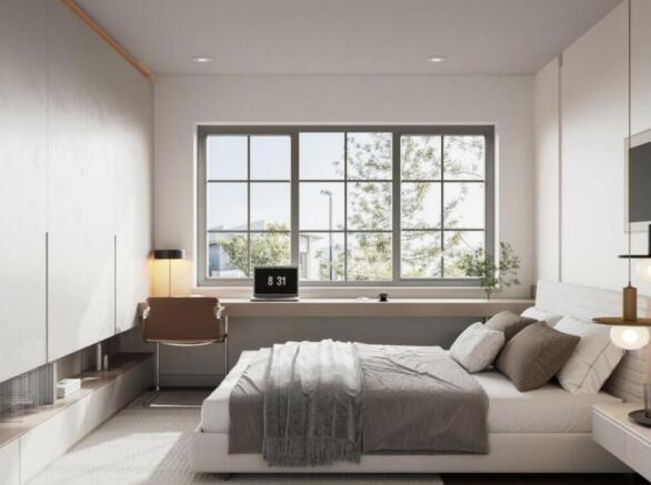 A spacious and bright large double bedroom feat...