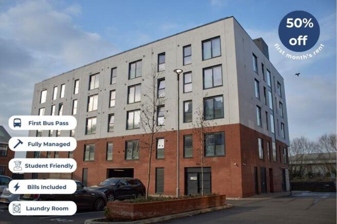 This modern student accommodation features a sp...