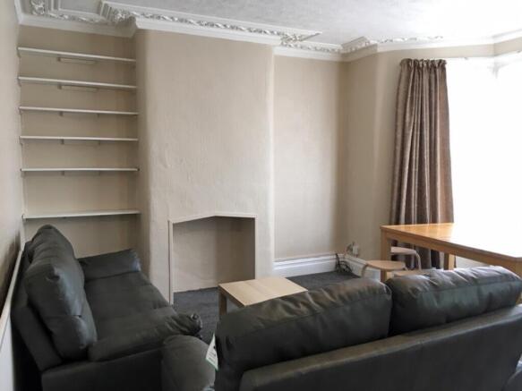 This inviting living room features comfortable ...