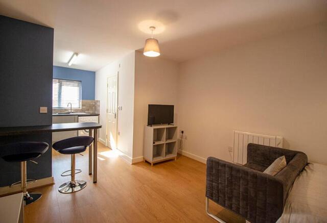 Bright and inviting living room featuring moder...