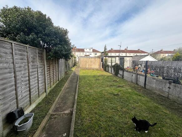 A spacious and well-maintained garden featuring...