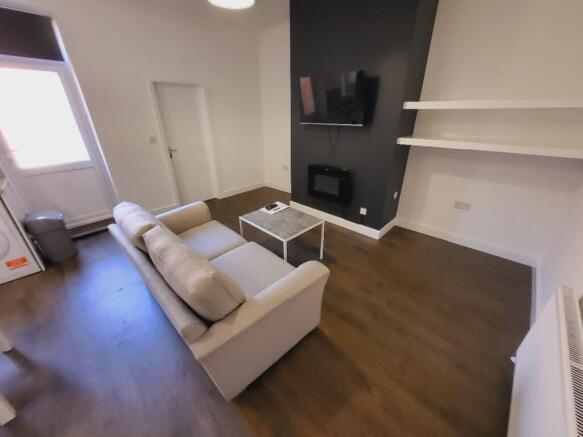 Bright and inviting living room featuring moder...