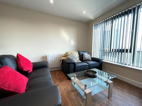 A bright and spacious modern living room, perfe...