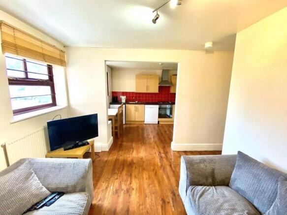 Bright and inviting living room with contempora...