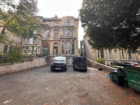 Impressive period building with ornate stone fa...
