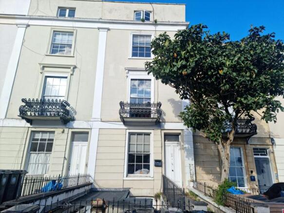 Attractive period terraced façade with decorati...