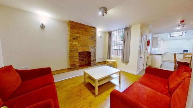 Bright, well-presented living room with wooden ...