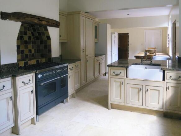 A spacious kitchen featuring traditional-style ...