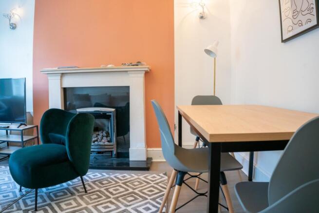 A stylish and inviting large modern living room...