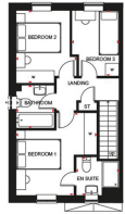 First floor layout of the Ellerton