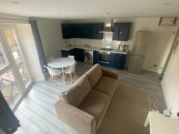 Open plan Lounge and Kitchen