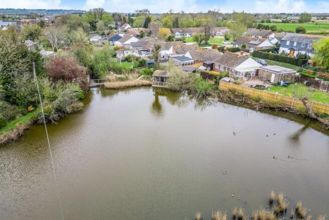 Pond & Bungalow