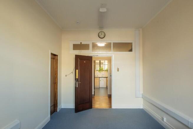 View out to corridor