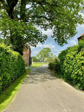 Driveway leading to