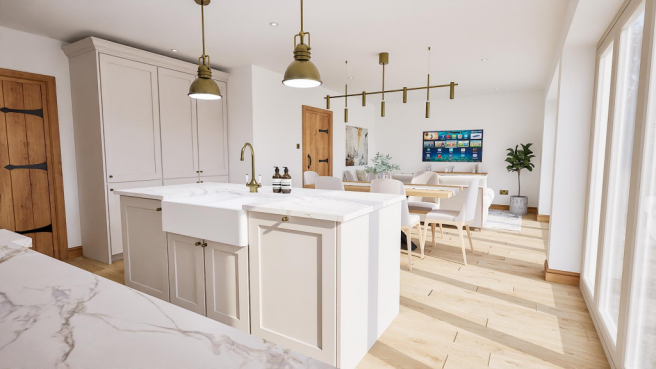 CGI Open Plan Living