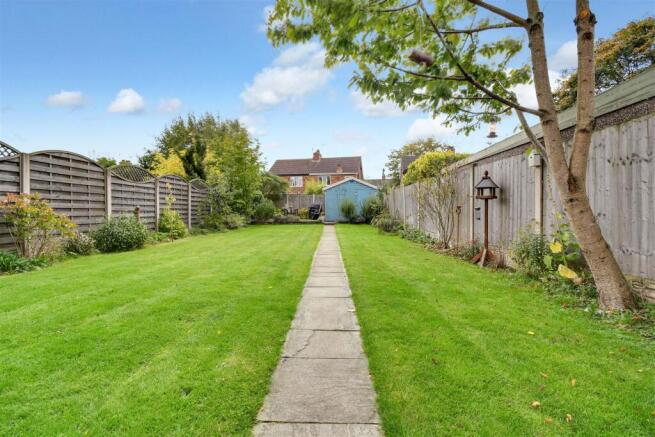 Rear garden