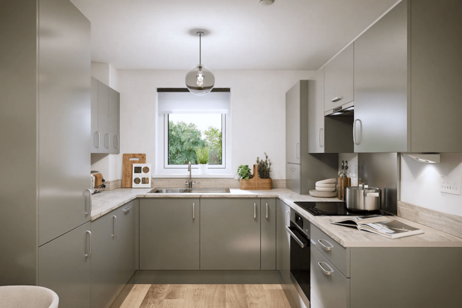 The kitchen dining area is perfect for entertaining