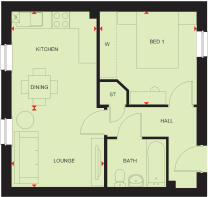 Aylesham House Type 2 Floor Plan Part L