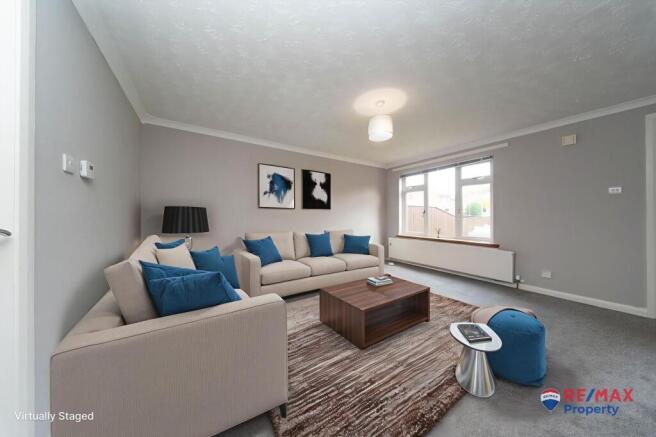 Virtually Staged Lounge